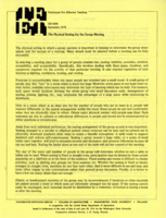 The physical setting for the group meeting