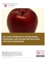 2014 cost estimates of establishing, producing, and packing red delicious apples in Washington