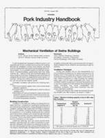 Mechanical ventilation of swine buildings