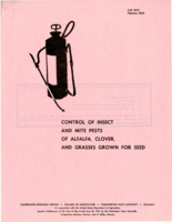 Control of insect and mite pests of alfalfa, clover, and grasses grown for seed