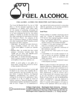 Fuel alcohol: Alcohol fuel production--BATF regulations
