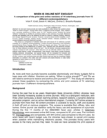 Veterinary Medicine Related Services on the Internet - Support of Animal Husbandry in Science and Practice