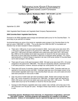 Vegetable Seed Notes, September 2009