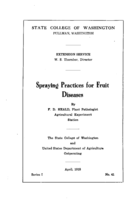 Spraying practices for fruit diseases