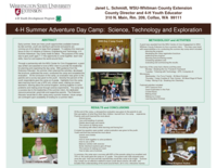 4-H summer adventure day camp: science, technology and exploration