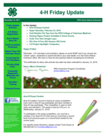 4-H Friday Update, December 15, 2017