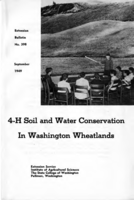 4-H soil and water conservation in Washington wheatlands