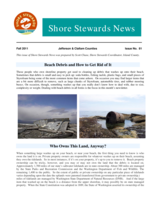 Shore Stewards News, Jefferson and Clallam Counties, WA, Issue 81