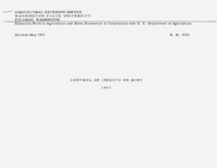 Control of insects on mint