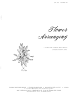 Flower arranging: a 4-H plan and plant for beauty project