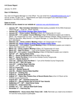 Regional Clover Report, January 12, 2018