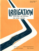 Irrigation structures and methods for water control