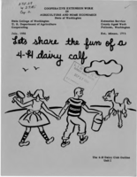 Lets share the fun of a 4-H dairy calf