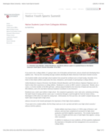 Native American Programs News, December 2013