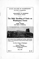 The bulk handling of grain on Washington farms