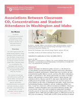 Associations between classroom CO₂ concentrations and student attendance in Washington and Idaho