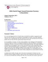WSU North Puget Sound Extension Forestry E-Newsletter, August/September 2013