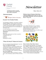 Garfield County Extension Newsletter, May-June 2017