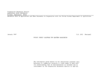 Potato insect calendar for eastern Washington