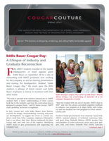 Cougar Couture, Spring 2013