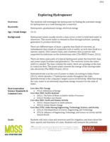 Exploring Hydropower