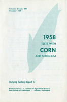 1958 tests with corn and sorghum