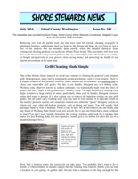 Shore Stewards News, Island County, WA, Issue 100