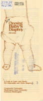 Choosing baby's diapers: A look at costs and needs for disposable and cloth diapers