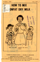 How to mix nonfat dry milk