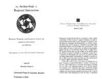 Scale, Interaction and Regional Analysis in Late Pueblo Prehistory