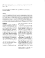 Translocating Roosevelt elk for site specific herd augmentation: two case studies
