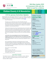 Clallam County 4-H Newsletter, Mid-May 2020