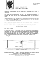 Grape trellis wire: How tight get it right