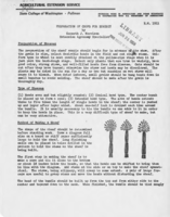 Preparation of crops for exhibit