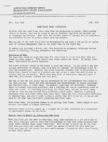 Farm flock sheep production