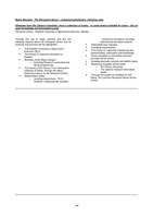 The Hernquist Library -- Changing bookshelves, changing roles: Glimpses from the Library's transition, from a collection of books - to some extent available for loans - into an open knowledge and information portal