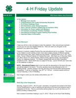 4-H Friday Update, June 26, 2015