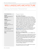 WSU Landscape Architecture, Spring 2019