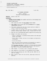 4-H Clothing activities