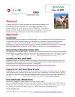 CloverGram, June 12, 2019