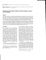 Fire dating from tree rings in Western Cascades Douglas-fir forests: an error analysis