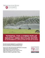 Potential for a hybrid poplar industry using recycled water : an environmental application of the biocycle farm