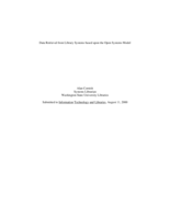 Data retrieval from library systems based upon the open systems model