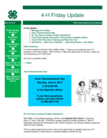 4-H Friday Update, May 16, 2014