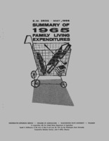 Summary of 1965 family living expenditures