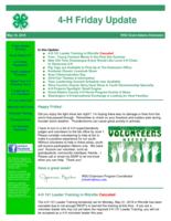 4-H Friday Update, May 18, 2018