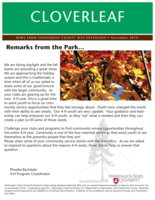 Cloverleaf, November 2010