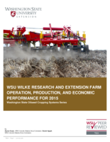 WSU Wilke Research and Extension Farm operation, production, and economic performance for 2015