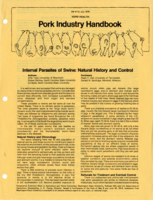 Internal parasites of swine: natural history and control