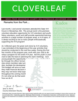 Cloverleaf, November 2014